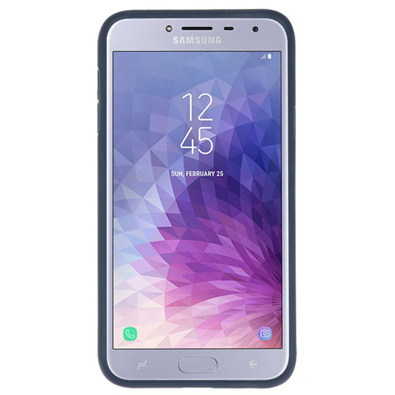 Fokus gennemsigtige hårde etuier til Samsung Galaxy J4 Navy