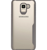 Focus Transparent Hard Cases for Samsung Galaxy J6 Gray