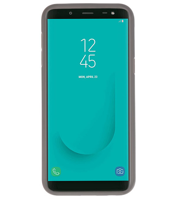 Focus Casi rigidi trasparenti per Samsung Galaxy J6 Grey