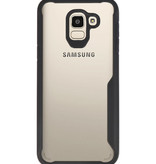 Focus Transparent Hard Cases für Samsung Galaxy J6 Schwarz