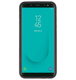 Focus Transparant Hard Cases voor Samsung Galaxy J6 Zwart