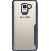 Fokus gennemsigtige hårde etuier til Samsung Galaxy J6 Navy