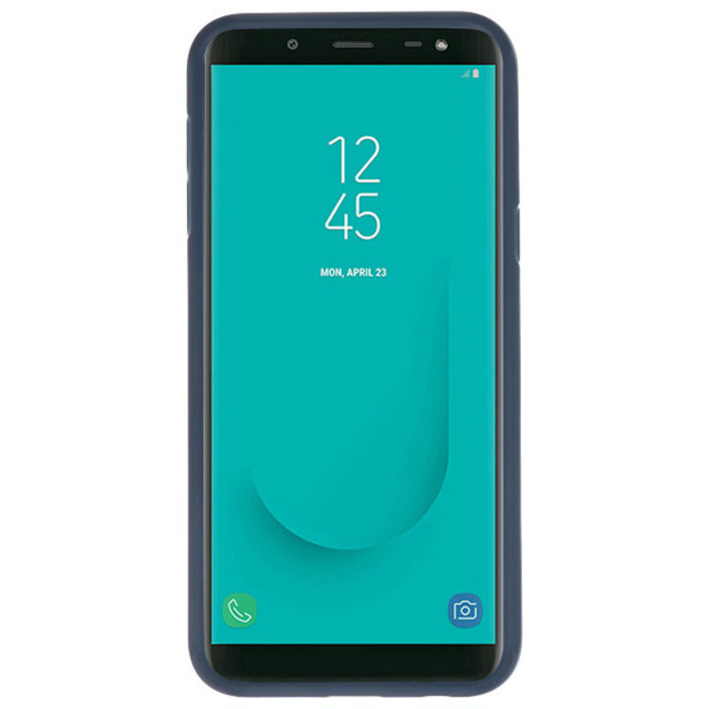 Funda Dura Transparente para Samsung Galaxy J6 Navy