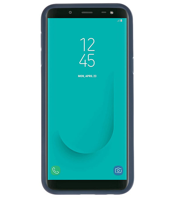 Focus Casi rigidi trasparenti per Samsung Galaxy J6 Navy