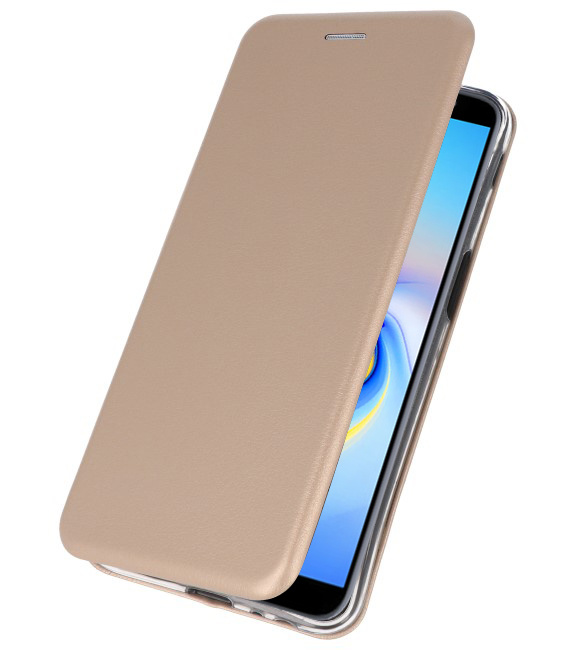 Custodia Folio sottile per Samsung Galaxy J6 Plus Gold