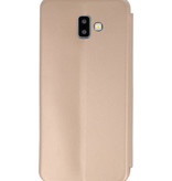 Slim Folio Case voor Samsung Galaxy J6 Plus Goud