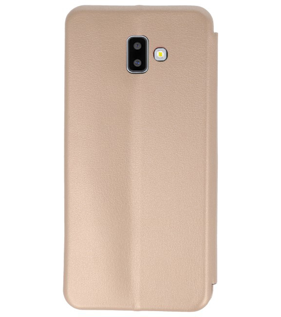 Custodia Folio sottile per Samsung Galaxy J6 Plus Gold