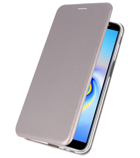 Slim Folio Case voor Samsung Galaxy J6 Plus Grijs