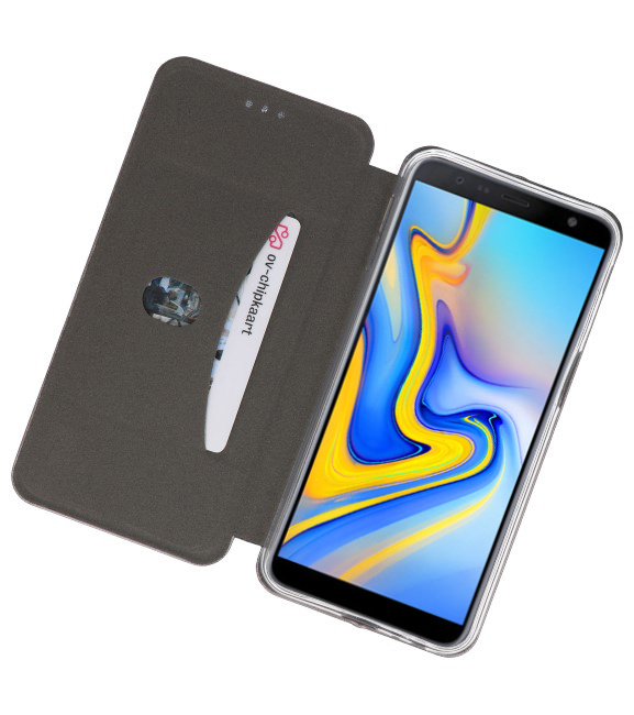 Custodia Folio sottile per Samsung Galaxy J6 Plus Grey