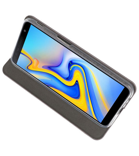 Slim Folio Taske til Samsung Galaxy J6 Plus Grå