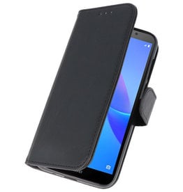 Bookstyle Wallet Cases Hoesje voor Huawei Y5 Lite 2018 Zwart