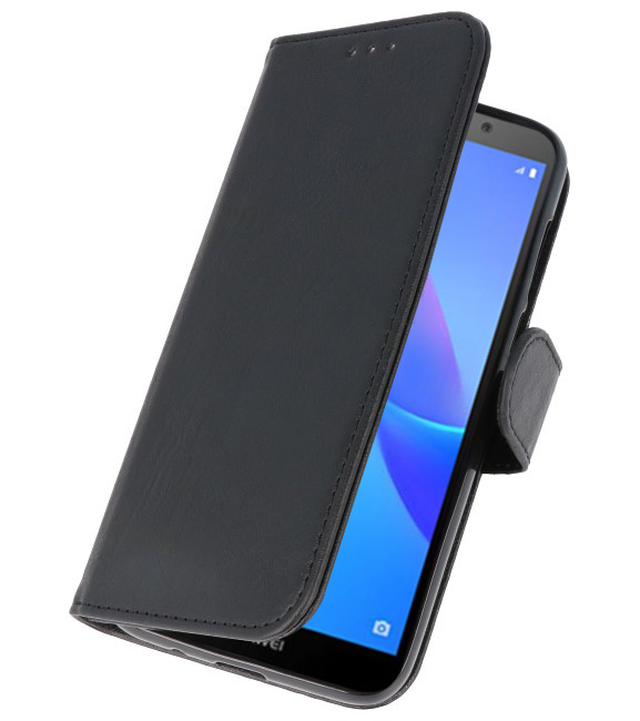 Étui portefeuille pour étuis Huawei Y5 Lite 2018 noir