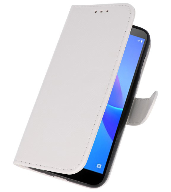 Bookstyle Wallet Cases Taske til Huawei Y5 Lite 2018 White