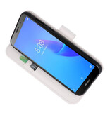 Custodia a portafoglio per Custodia per Huawei Y5 Lite 2018 bianca
