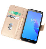 Fundas estilo billetera estilo libro para Huawei Y5 Lite 2018 Gold