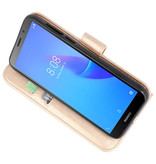 Custodia a portafoglio per Custodia per Huawei Y5 Lite 2018 Gold