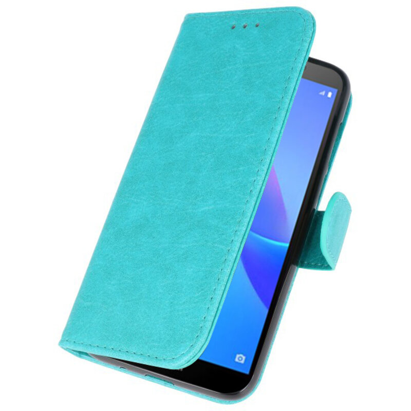 Bookstyle Wallet Cases Taske til Huawei Y5 Lite 2018 Green