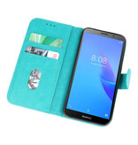 Étuis portefeuille pour étuis Huawei Y5 Lite 2018 vert
