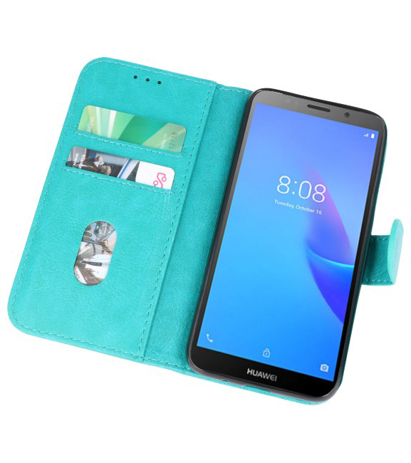 Bookstyle Wallet Cases Case for Huawei Y5 Lite 2018 Green