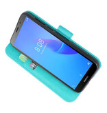Fundas estilo libro elegante para Huawei Y5 Lite 2018 Verde