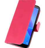 Bookstyle Wallet Cases Taske til Huawei Y5 Lite 2018 Pink