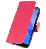 Bookstyle Wallet Cases Taske til Huawei Y5 Lite 2018 Pink