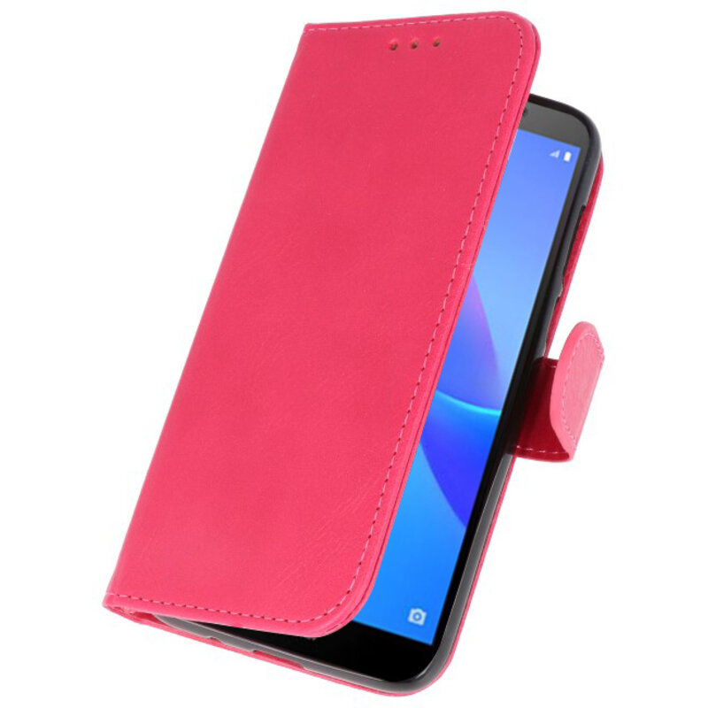 Etuis portefeuille pour étuis Huawei Y5 Lite 2018 rose