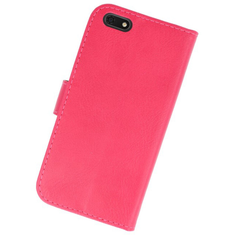 Etuis portefeuille pour étuis Huawei Y5 Lite 2018 rose