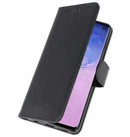 Custodia a portafoglio per Custodia per Samsung S10 nera