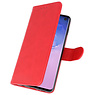 Etuis portefeuille Bookstyle Case pour Samsung S10 Rouge