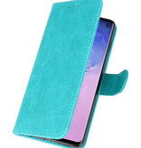 Bookstyle Wallet Cases Hoesje voor Samsung S10 Groen
