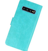 Bookstyle Wallet Cases für Samsung S10 Grün