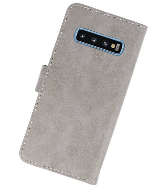 Bookstyle Wallet Cases Case for Samsung S10 Gray