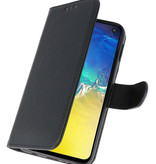 Bookstyle Wallet Cases für Samsung S10e Schwarz