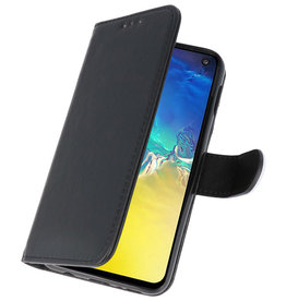 Bookstyle Wallet Cases für Samsung S10e Schwarz