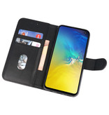 Bookstyle Wallet Cases für Samsung S10e Schwarz