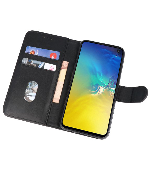 Bookstyle Wallet Cases für Samsung S10e Schwarz