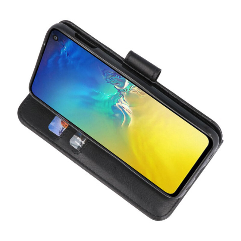 Etuis portefeuille Bookstyle Etui pour Samsung S10e Noir