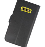 Bookstyle Wallet Cases Hoesje voor Samsung S10e Zwart