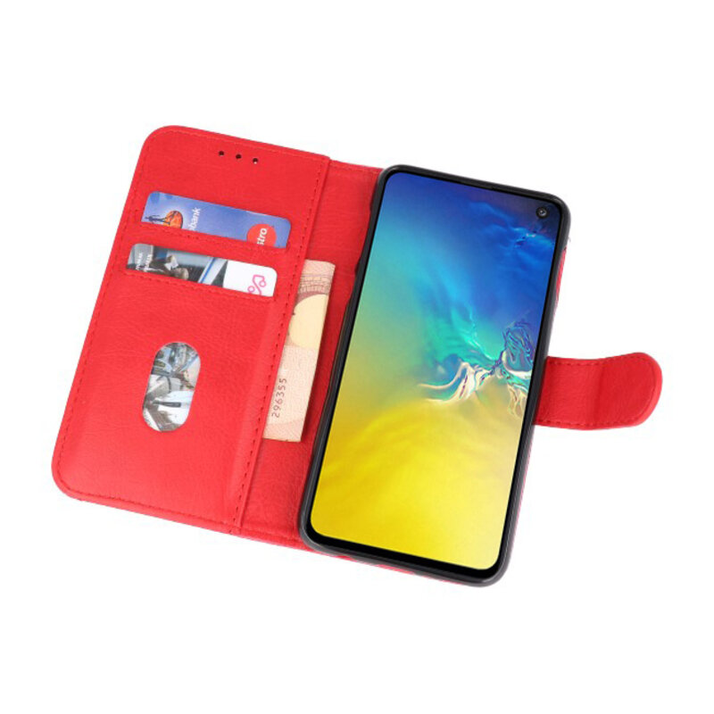 Bookstyle Wallet Cases Hülle für Samsung S10e Red