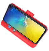 Custodia a portafoglio per Custodia per Samsung S10e Red