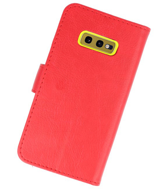 Etuis portefeuille Bookstyle Case pour Samsung S10e Rouge