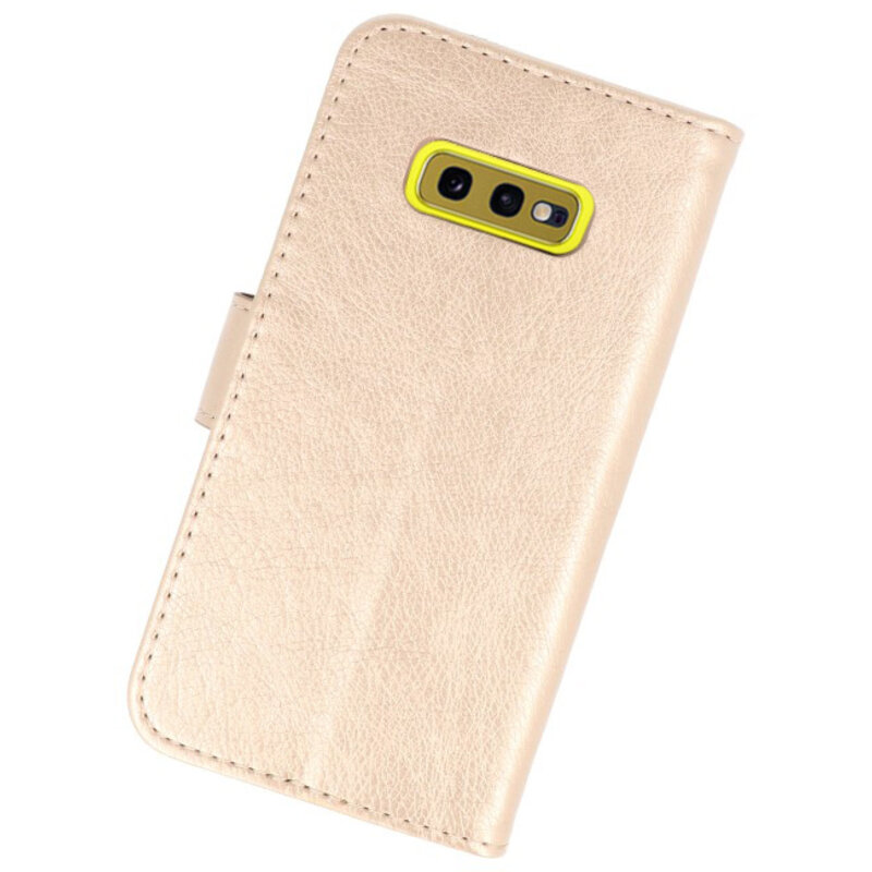 Bookstyle Wallet Cases für Samsung S10e Gold
