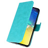 Etuis portefeuille Bookstyle Case pour Samsung S10e Vert