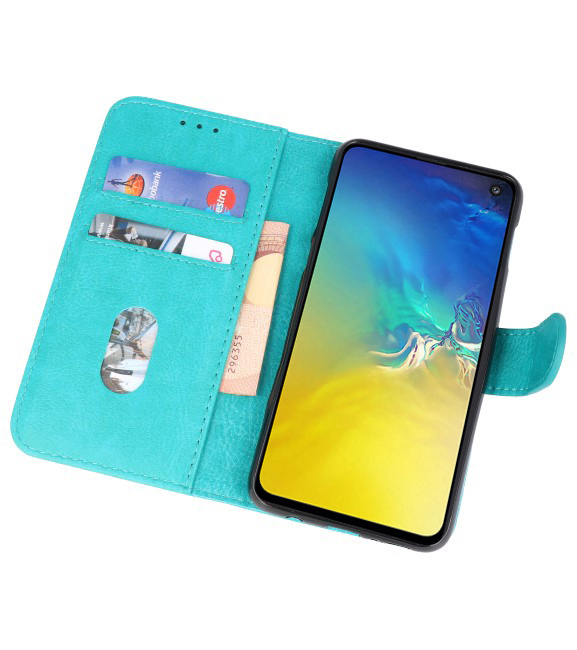 Bookstyle Wallet Cases Hülle für Samsung S10e Green