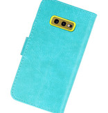 Bookstyle Wallet Cases Hoesje voor Samsung S10e Groen