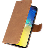 Bookstyle Wallet Cases Hülle für Samsung S10e Brown