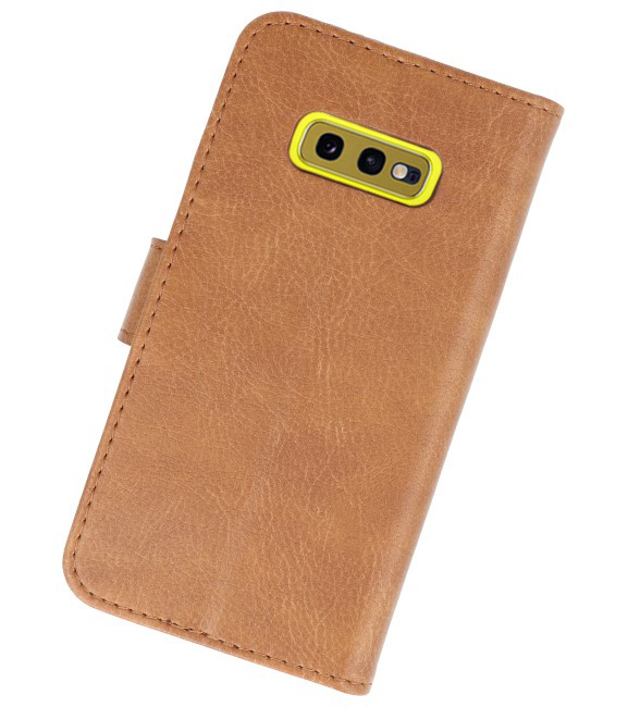 Bookstyle Wallet Cases Hoesje voor Samsung S10e Bruin