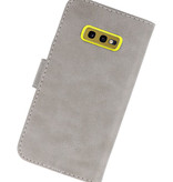 Étuis portefeuille Bookstyle Case pour Samsung S10e Grey