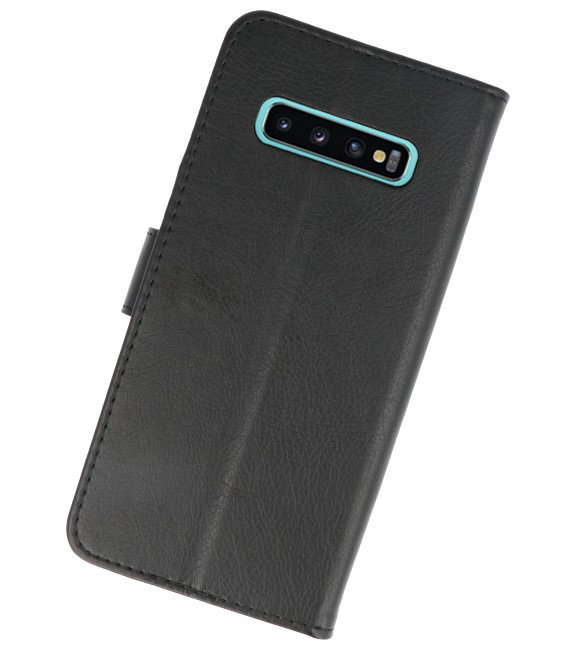 Fundas estilo billetera Bookstyle para Samsung S10 Plus negro